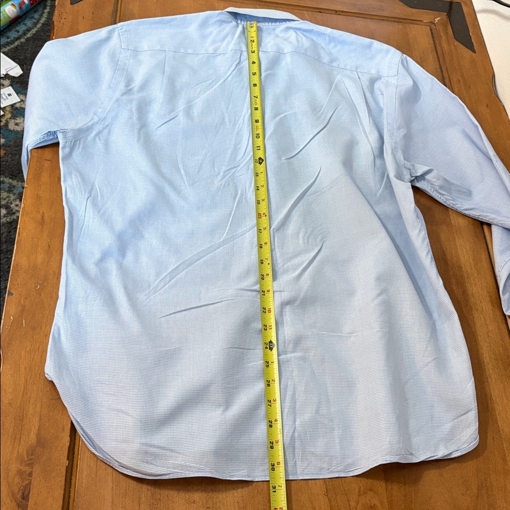 John W Nordstrom Light Blue Men's Shirt Size 16–33 - Picture 4 of 10